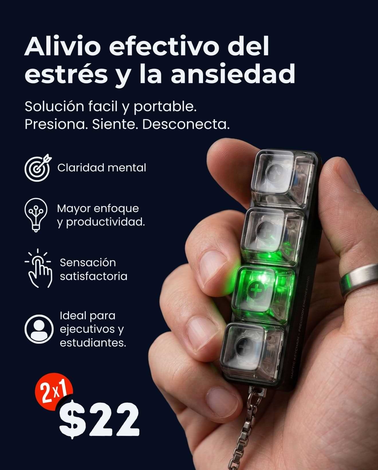 OFERTA 2x1: ALPHA KEY v1 - Teclado Sensorial